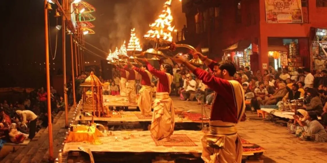 ganga aarti India festival