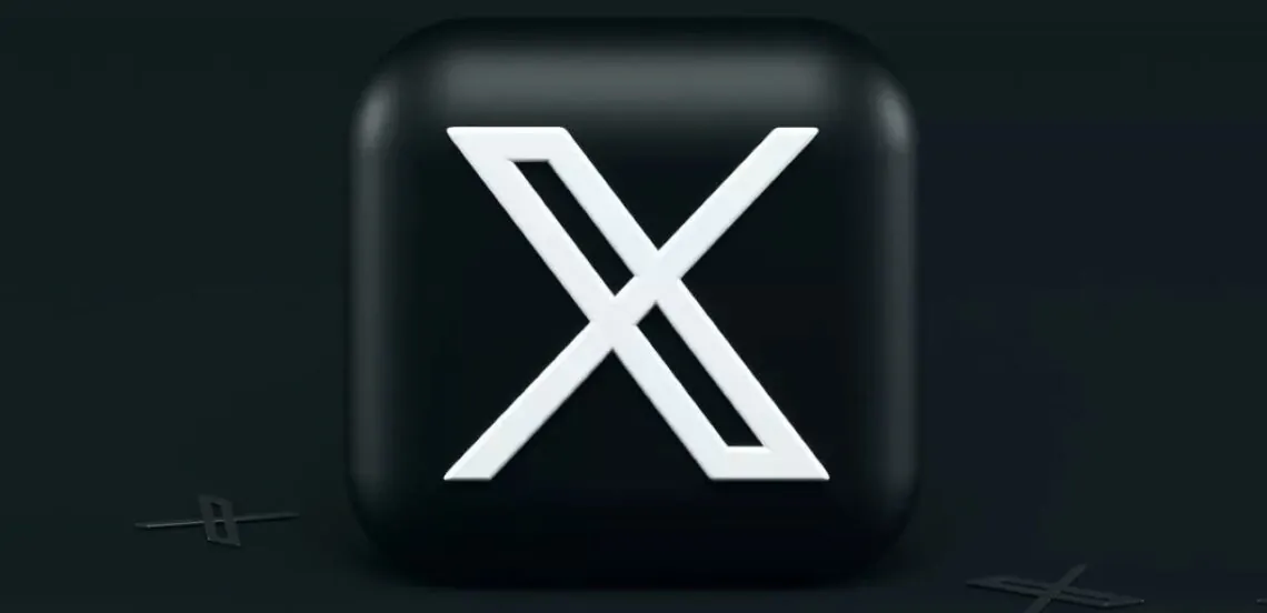 "X" dark emblem